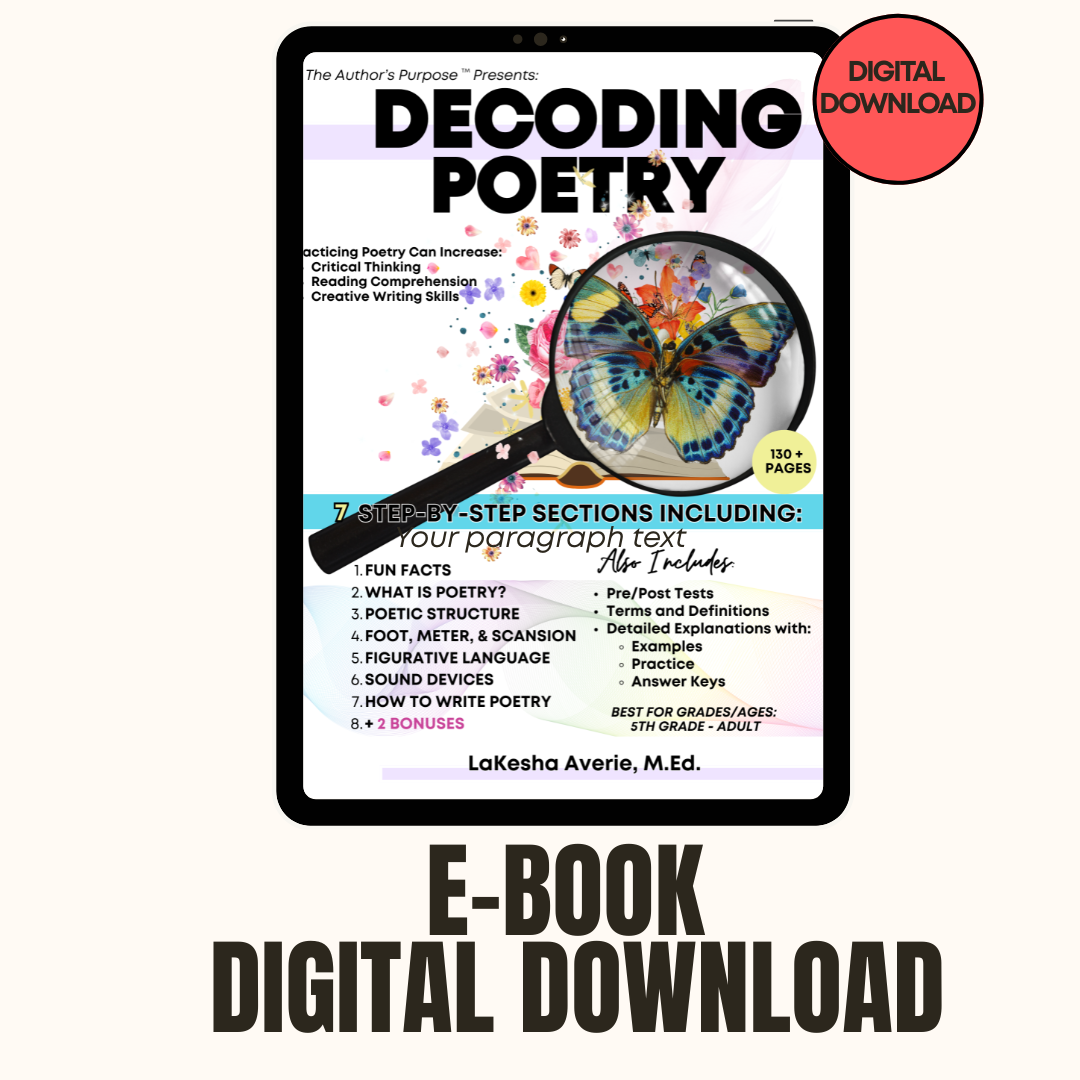 Decoding Poetry E-book